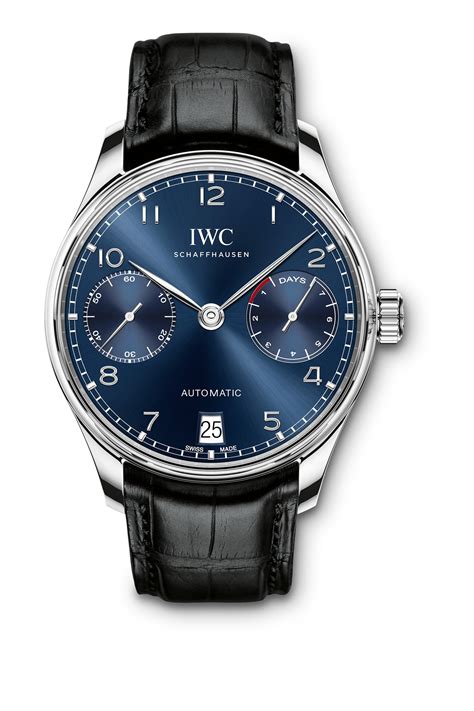 IWC Portugieser Automatic 5007 Stainless Steel / Blue • IW5007 